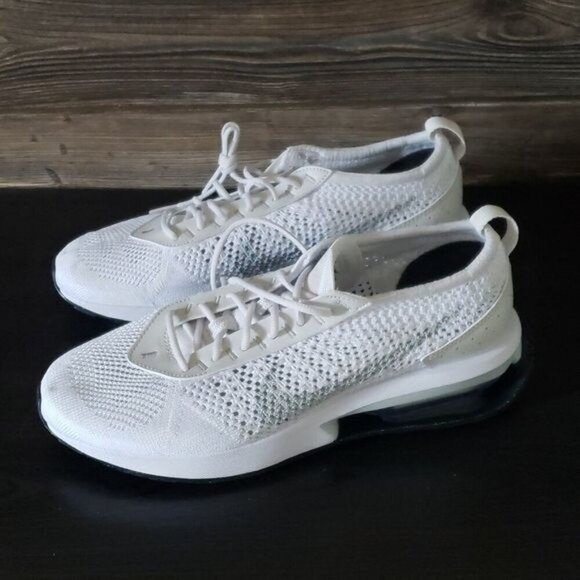 New Nike‎ Air Max Flyknit Racer White Running Sneakers - Picture 6 of 9